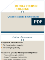 Quality Standard Establishment Chapter 1, 2 3& 4