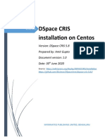 Dspace Cris Installation On Centos