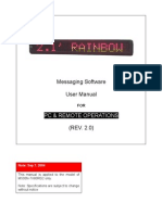 Messaging Software User Manual: PC & Remote Operations