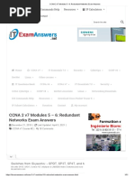 CCNA 2 v7 Modules 5 - 6 - Redundant Networks Exam Answers