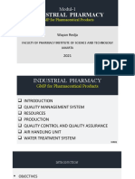 Modul-1 Industrial Pharmacy 2021 Rev1