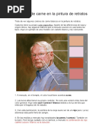 12-) ESTUDIAR Colores de Carne en La Pintura de Retratos