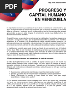 Progreso y Capital Humano en Venezuela