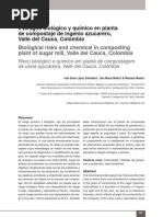 Iesgos Biológico y Químico en Planta de Compostaje de Ingenio Azucarero, Valle Del Cauca, Colombia