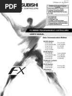 MITSUBISHI - FX3GFX3UFX3UC Users Manual - Data Communications Networking