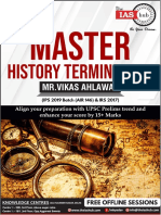 Master: History Terminology