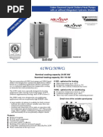 61WG/30WG: Water-Sourced Liquid Chillers/Heat Pumps With or Without Integrated Hydronic Module