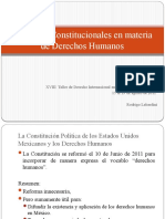 Reformas Constitucionales en Materia de Derechos Humanos