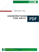 Understanding The Self: Gen Ed 104