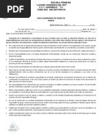 CARTA COMPROMISO Padres de Familia Lazaro