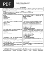 QUÍMICA 8AVO BÁSICO Guía de Ejercicios Leyes de Los Gases