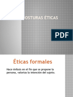 Éticas Formales y Éticas Materiales