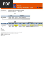 DOR Day of Receiving - DOI Day of Interchange WD Working Day (Excludes Sat, Sun) CD Calendar Day