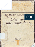 S8 Discursos Interrumpidos Walter Benjamin