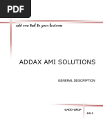 Addax Ami Solutions: A D D N e W T e C H T o y o U R B U S I N e S S