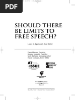 Should There Be Limits To Free Speech Viewpoints