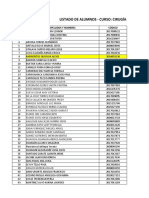 RELACIÓN DE ALUMNOS - CIRUGIA - GRUPOS - CON FECHAS DE INICIO Y TERMINO Actualizado1