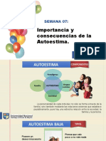 Importancia y Consecuencias de La Autoestima