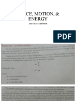 Second Law-Law of Acceleration