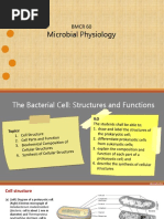 The Bacterial Cell - Structures and Functions