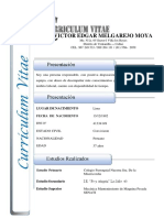 Curriculum Vitae Operador de Volquete 2020