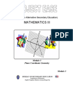 Module 3 Plane Coordinate Geometry