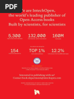 We Are Intechopen, The World'S Leading Publisher of Open Access Books Built by Scientists, For Scientists