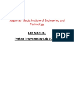 Python Lab Manual