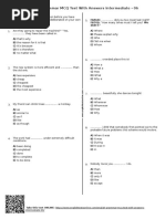 English Grammar MCQ Test 06