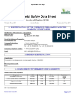 Material Safety Data Sheet: 1. Identification of The Substance/Preparation and The Company/Undertaking