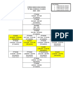 1 Period: Cypress Ranch High School "B" Bell Schedule / 4 Lunch 2020 - 2021