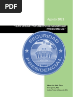 Plan Operativo Cuerpo de Seguridad Presidencial Julio Cesar