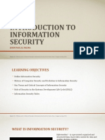 Introduction To Information Security