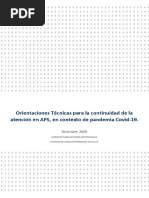 OOTT para La Continuidad de Atencioìn en APS en Contexto de Pandemia Covid