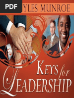 Keys For Leadership (Keys For - .) - Myles Munroe