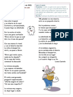 Actividad de Comprensión Lectora - Jueves 18 de Febrero