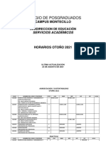 COLPOS Horarios Otoño 21