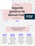 Segundo Gobierno de Manuel Prado