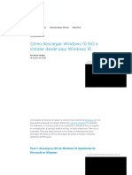 Cómo Descargar Windows 10 ISO e Instalar Desde Aquí Windows 10