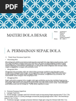 Materi Bola Besar