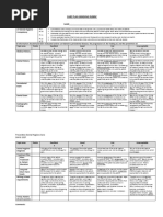 Care Plan Grading Rubric