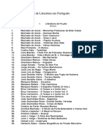 Lista de Literatura em Português - Olavo de Carvalho