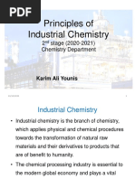 Principles of Industrial Chemistry