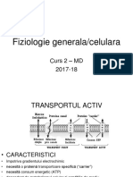 Fiziologie Celulara Ro - Curs 2 MD I - 17-18