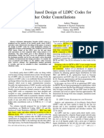 EXIT Chart Based Design of LDPC Codes For Higher Order