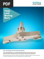 Twin Leaf Boring Bars - Sigma Toolings, Fine Boring Tools, Cutting Tools Manufacturer