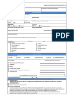 Supplemental Customer Relationship Form: Personal Information