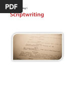 Creative Writing 1 Scriptwriting Sample