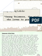 Daig Kayo NG Lola Ko:: "Osang Tsismosa, The Girl Who Loves To Gossip."