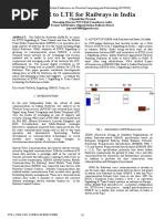 GSM-R To LTE For Railways in India